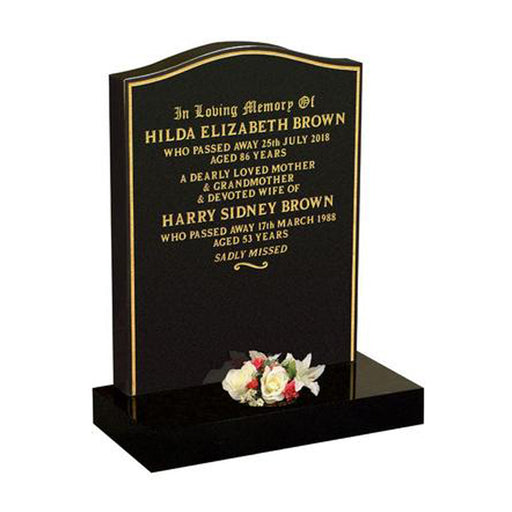 SWI005, Online Memorials for graves , Grave headstones , ceramic flowers,  - Sandalwood Memorials