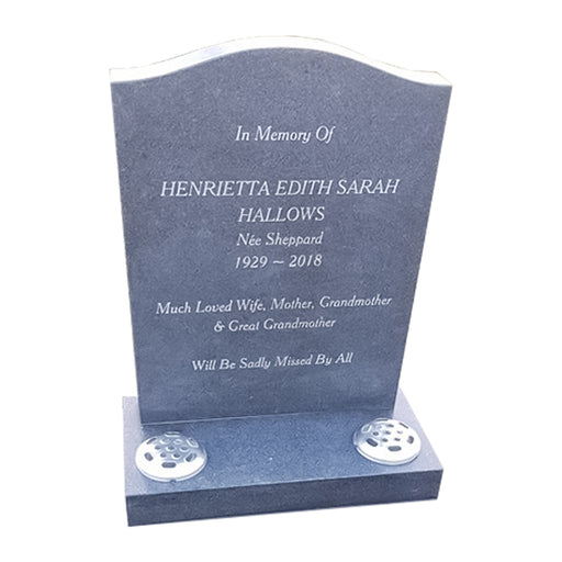 SWI009, Online Memorials for graves , Grave headstones , ceramic flowers,  - Sandalwood Memorials