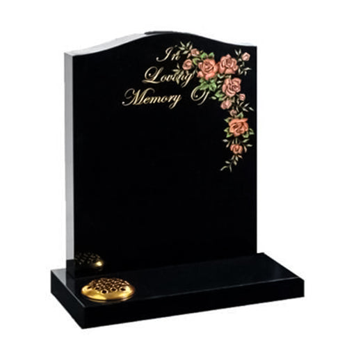 SWL020 From - £995.00, Online Memorials for graves , Grave headstones , ceramic flowers,  - Sandalwood Memorials