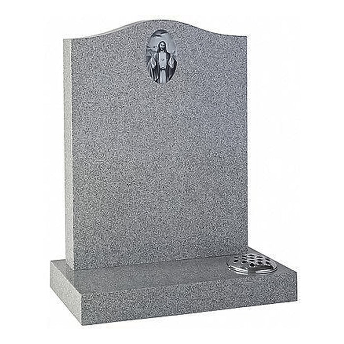 SWL033 From £1175.00, Online Memorials for graves , Grave headstones , ceramic flowers,  - Sandalwood Memorials